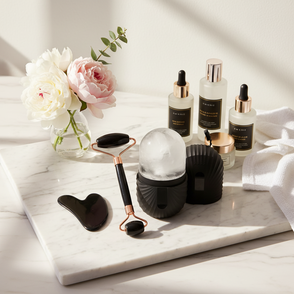 Black Set - Marble Spa Scene