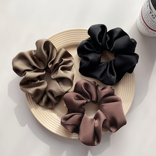 The Essentials — 3-Piece Satin Hair Ties Set