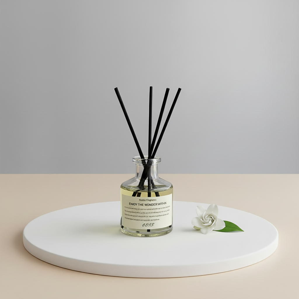 Gardenia Transparent Reed Diffuser