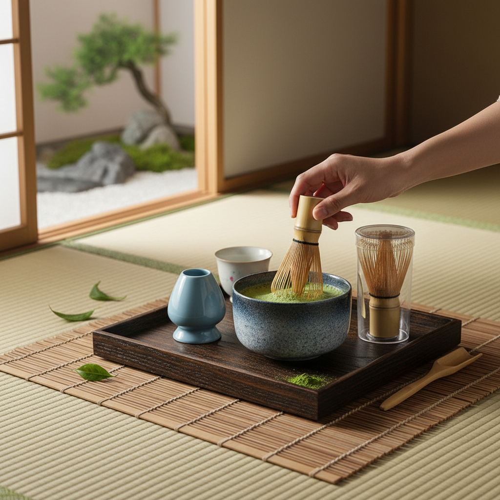 Morning Tea Ritual Scene